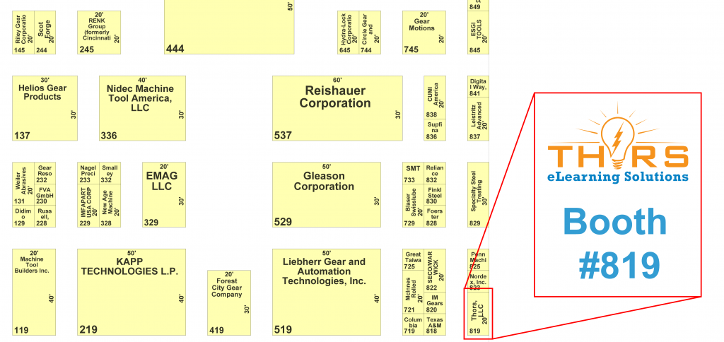 THORS eLearning Solutions will be at booth #819 in this year's show.